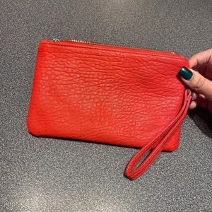 Red clutch from express good condition